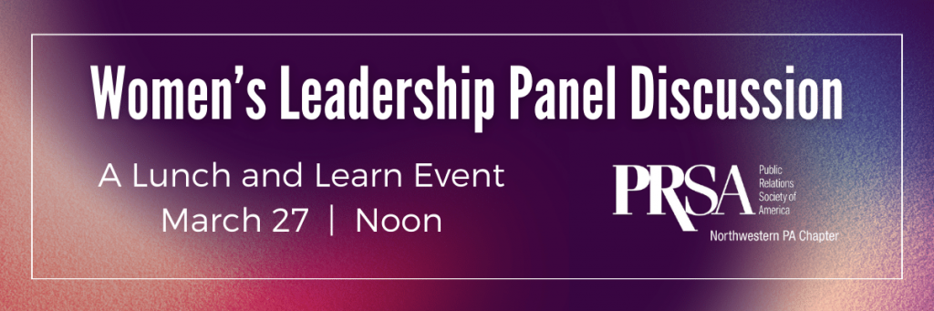 Women's Leadership Panel Discussion banner